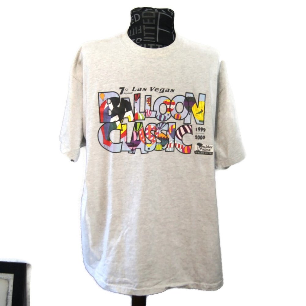 Vintage 7th Annual Las Vegas Hot Air Balloon Classic T-Shirt 1999 2000 XXL 90s